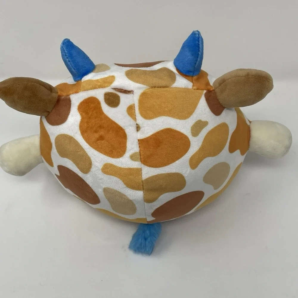 Dream Beams BASIL THE BULL Glow in the Dark Stuffed Plush Toy Squish‎ Happy Line